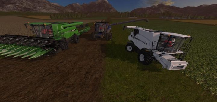 Мод ПАК комбайн CASE IH 9230 PACK V1.0 Farming Simulator 17