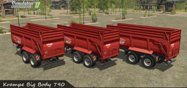 Мод прицеп KRAMPE BBS 790 V1.0.0.0 Farming Simulator 2017
