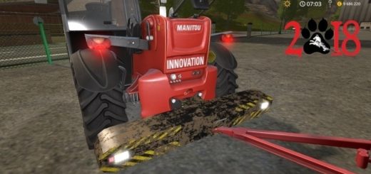 Мод противовес ArtMechanic PT 25 v1.0 Farming Simulator 17