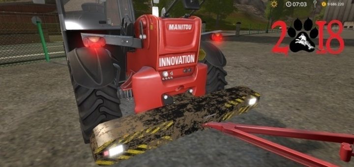 Мод противовес ArtMechanic PT 25 v1.0 Farming Simulator 17