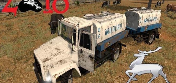 Мод грузовик ГАЗ-3309 Г6-ОТА-4.2 v1.0 Фермер Симулятор 2017