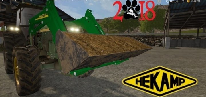 Мод ковш Hekamp Bucket v1.0 Farming Simulator 2017