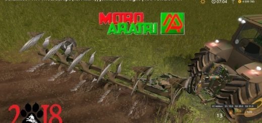Мод плуг Moro Raptor EXA Farming Simulator 17