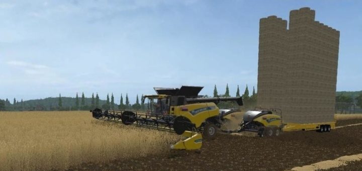 Мод комбайн New Holland 2 Baler v1.0 Farming Simulator 2017