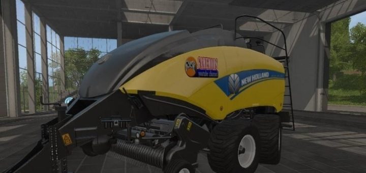 Мод тюкопресс New Holland Round bales v1.0 FS17