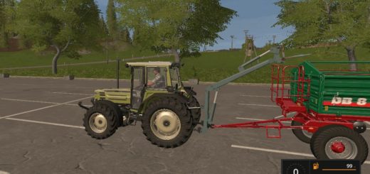 Мод фронтальный погрузчик на навеску v1.1 FS17