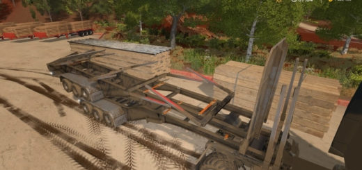 Мод прицеп BBM RT Log Trailers v1.0 FS17