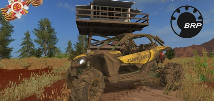 Мод Can-Am Maverick X3 Turbo v1.1 Farming Simulator 17