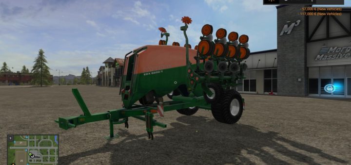 Мод сеялка AMAZONE EDX6000-DS V1.0 Farming Simulator 2017