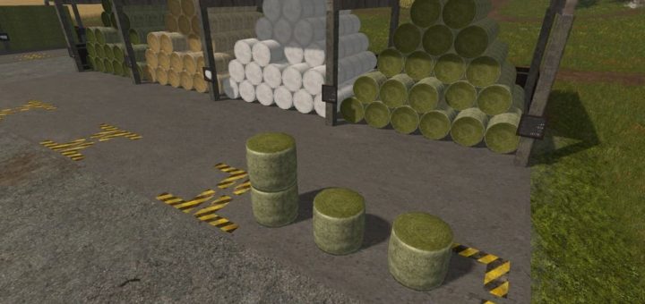 Мод хранилище BALE STORAGE V1.0.1.0 Farming Simulator 2017