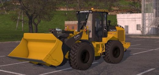 Мод погрузчик JOHN DEERE 524K V2 Farming Simulator 2017
