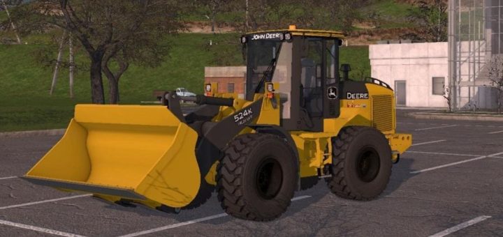 Мод погрузчик JOHN DEERE 524K V2 Farming Simulator 2017