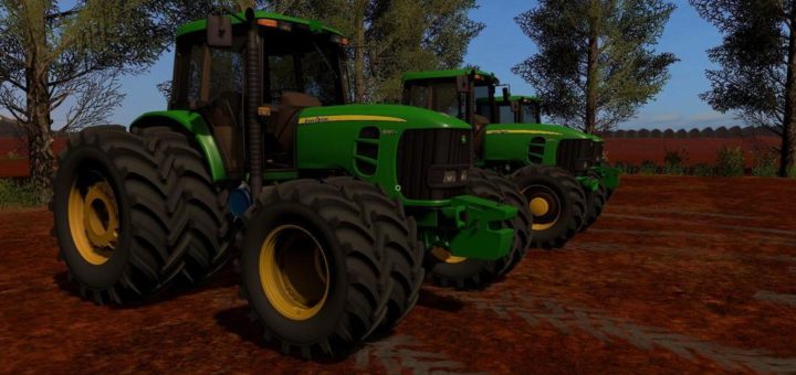 Мод трактор JOHN DEERE 6180J BR V1.0 FS17