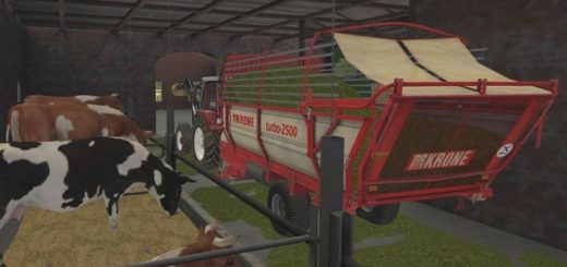 Мод прицеп KRONE TURBO 2500 V1.0.0.0 Farming Simulator 2017