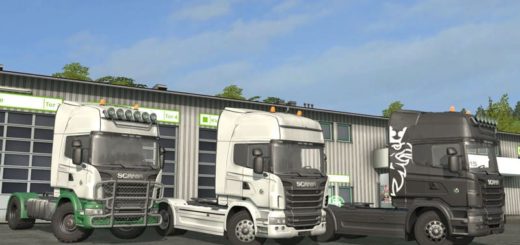 Мод тягач SCANIA R 2008 V8 V1.0 Farming Simulator 17