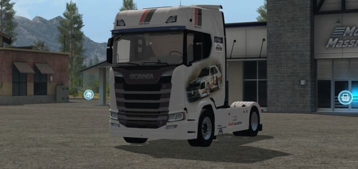 Мод тягач Scania V8 S580 Streamline finale v2 FS17