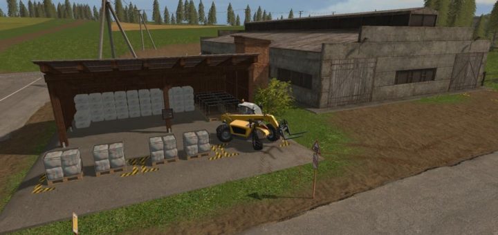Мод хранилище WOOL STORAGE V1.0.1.0 FS17