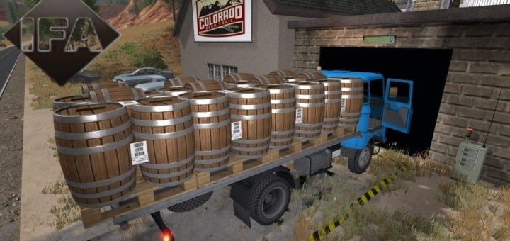 Мод грузовик IFA W50 Balen v2.0 Farming Simulator 17