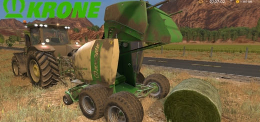 Мод тюкопресс Krone Comprima F155 XC v1.1 FS17