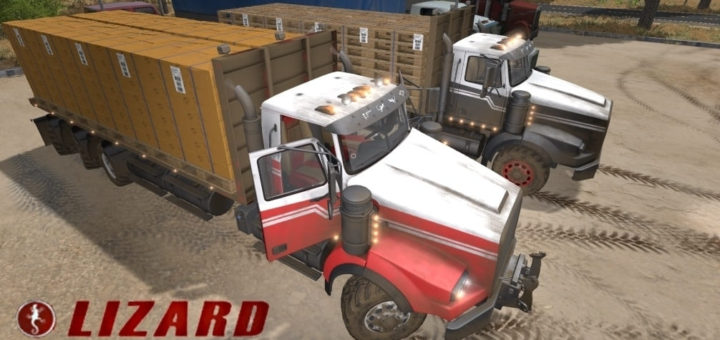 Мод грузовик Lizard SX 210 Twinstar Balen v1.0 FS17