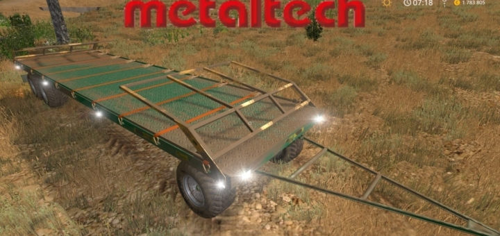 Мод прицеп Metaltech PBD 16 v1.0 Farming Simulator 17