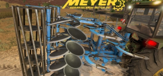 Мод культиватор Meyer Sauzahn SZ 4000 v2.0 Farming Simulator 17