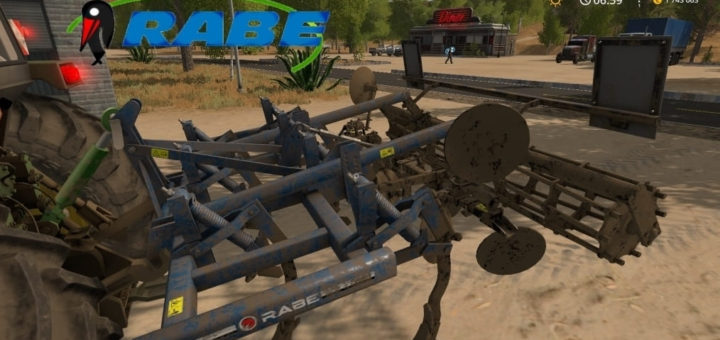 Мод культиватор Rabe Bluebird GH 3000 v1.0 Farming Simulator 17