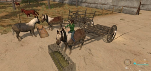 Мод пони Rideable Pony v1.0 Farming Simulator 17