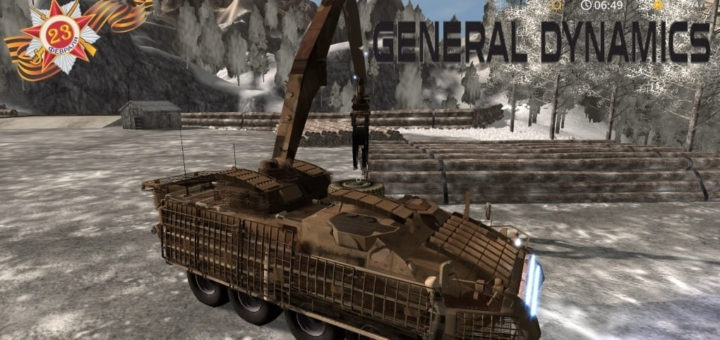 Мод Stryker 133 AT2X v1.1 Farming Simulator 2017