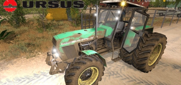 Мод трактор Ursus 1224 FL v1.1 Farming Simulator 2017