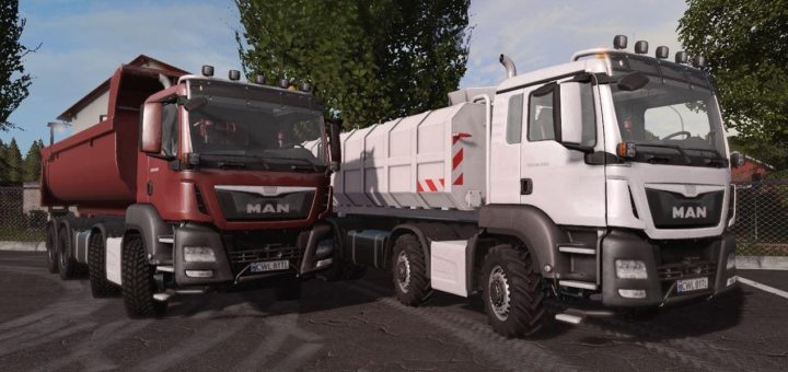 Мод грузовик MAN TGS AGROTRUCK V1.2.0.0 FS17