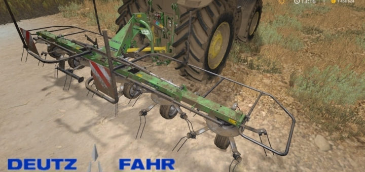 Мод ворошилка Deutz Condimaster 7621 v1.0 Farming Simulator 17