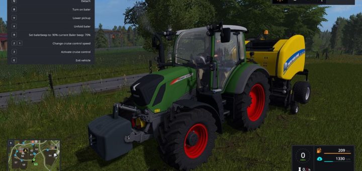 Мод скрипт BALER BEEP FIX V1.0.0.0 Farming Simulator 17