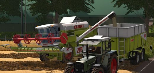 Мод комбайн Claas Mega Pack v 2.0.1.0 Farming Simulator 2017