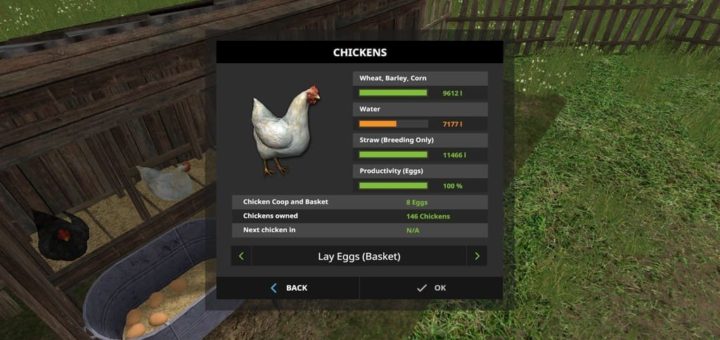 Мод покупаемый курятник ENHANCED CHICKEN PACK V1.0 FS17