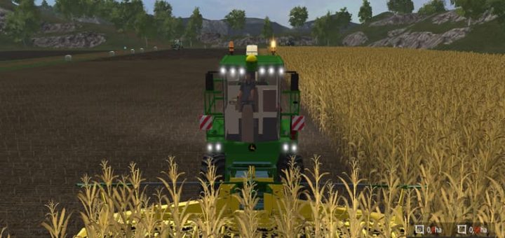 Мод комбайн JOHN DEERE 7950I V1.0 Farming Simulator 2017