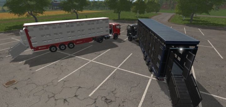 Мод ПАК прицепыLivestock Trailer Pack (Chicken Edition) FS17