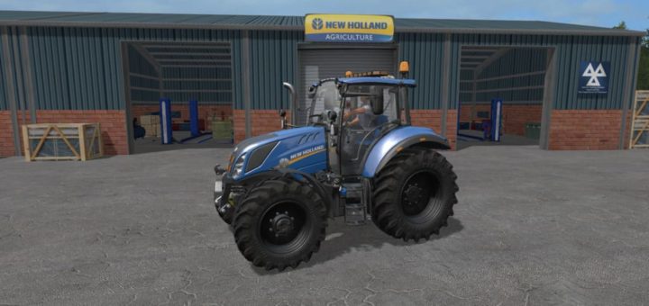 Мод трактор NEW HOLLAND T5 V1.0.0.0 Farming Simulator 17