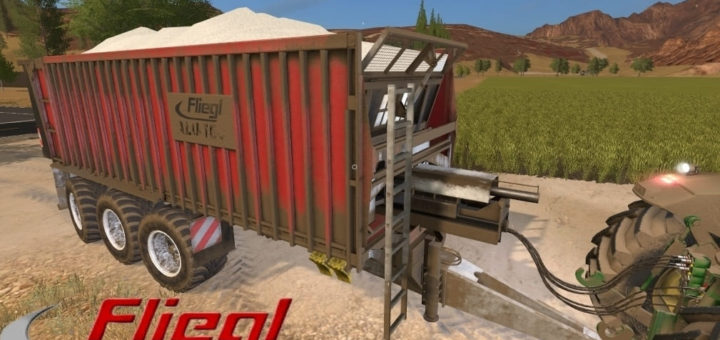 Мод прицеп Fliegl ASW 381 v1.1 Farming Simulator 17