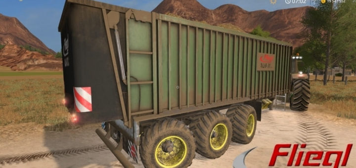 Мод прицеп Fliegl ASW 381 v1.0 Farming Simulator 2017