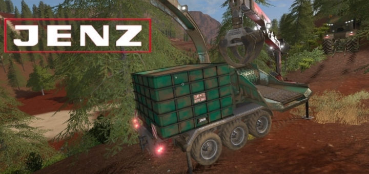 Мод щеподробилка Jenz Woodcrusher v1.0 FS17