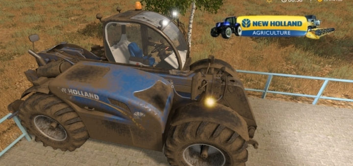 Мод погрузчик New Holland LM 7.42 v1.0 Farming Simulator 2017
