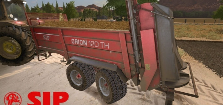 Мод прицеп SIP Orion 120 TH v1.3 Farming Simulator 17
