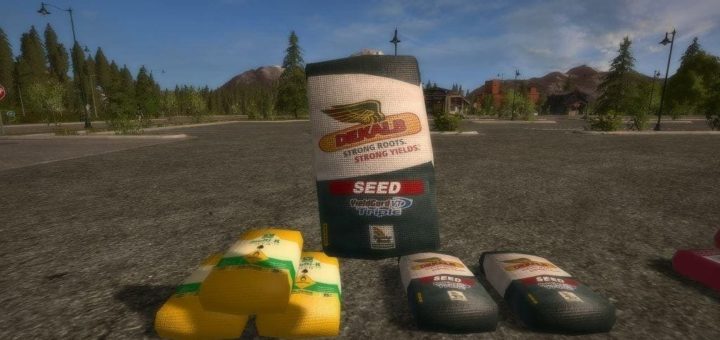 Мод ПАК мешки BAGGED PRODUCTS V1.0.0.0 Farming Simulator 17
