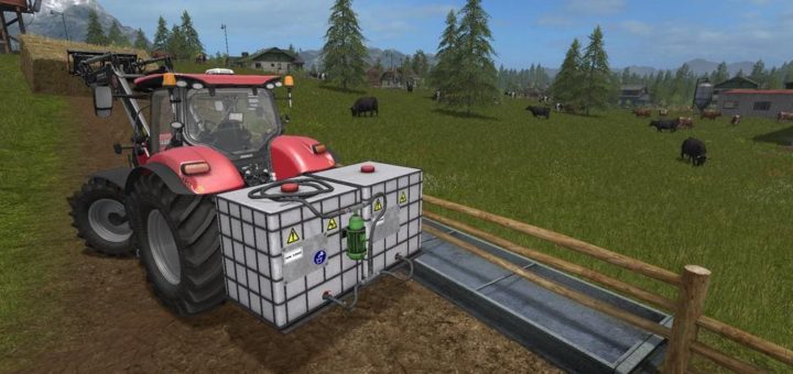 Мод HOMEMADE IBC FRONT TANK V1.0.0.1 Farming Simulator 17