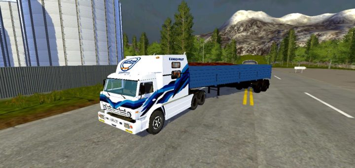 Мод тягач Камаз KAMAZ 54115 V1.0.0.1 Фермер Симулятор 2017