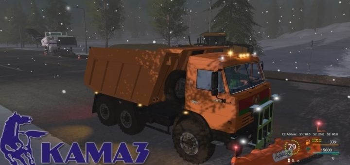 Мод грузовик КамАЗ 65115 v3.1 Фермер Симулятор 2017