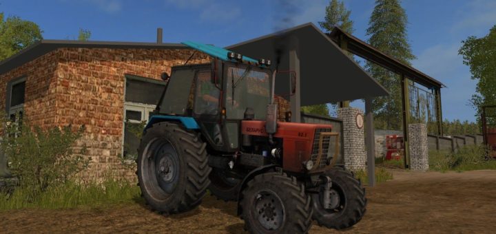 Мод трактор МТЗ 82.1 moreRealistic v2.1 Фарминг Симулятор 2017