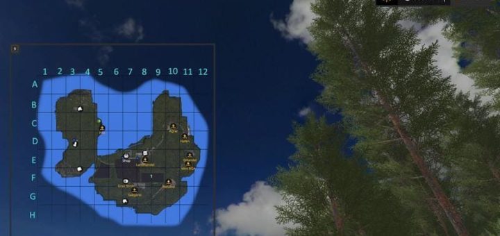 Мод карта WORLD CHALLENGE V1.1.0 Farming Simulator 2017