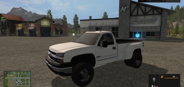 Мод авто Chevrolet Duramax Farming Simulator 2017